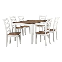 Lexicon Dining Table Set for 6 with Chairs, Solid
