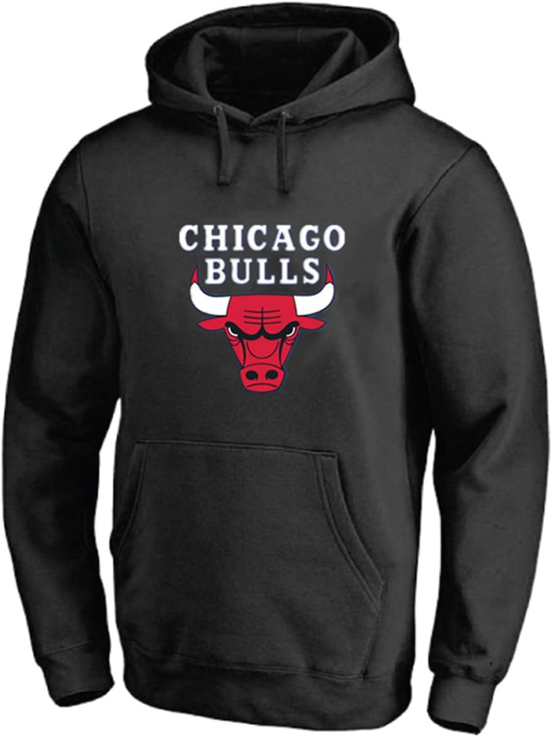 2021 Bulls Men's Basketball Hoodie Jersey, Hooded Pullover Loose Warm