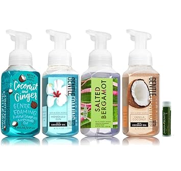 Coconut Ginger Honolulu Sun Salted Bergamot Vanilla Coconut Bath