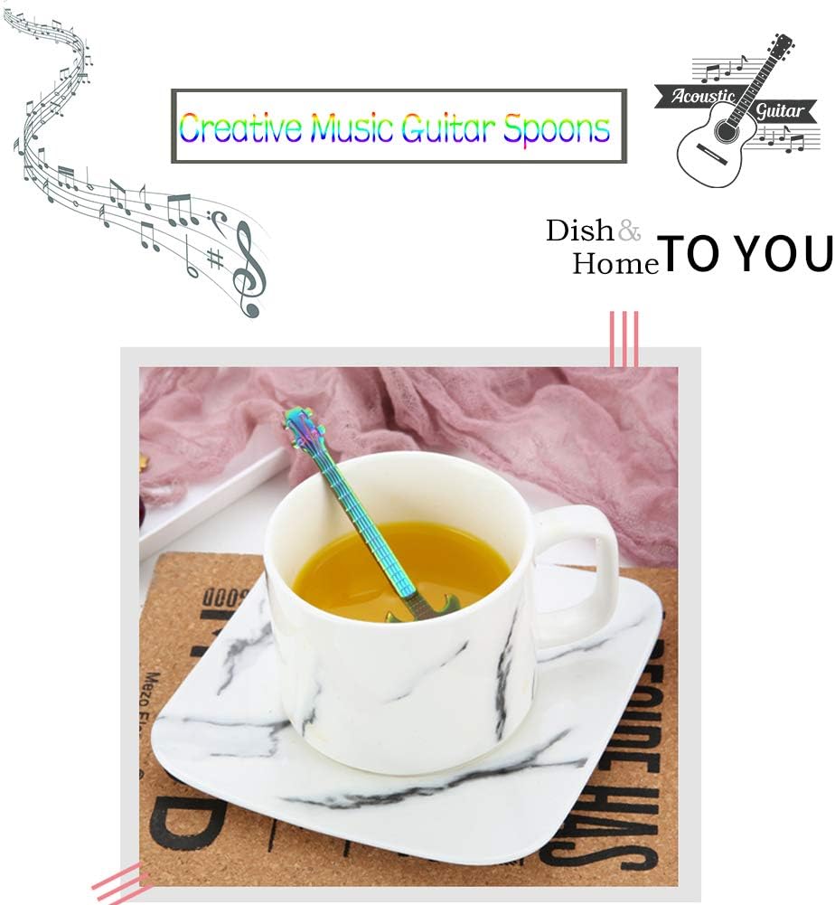Guitar Spoons Coffee Music Note Teaspoon - Image 4