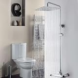 HAUSPROFI 12 Inch Rain Shower Head 304 Stainless Steel Ultra Slim Square view 7