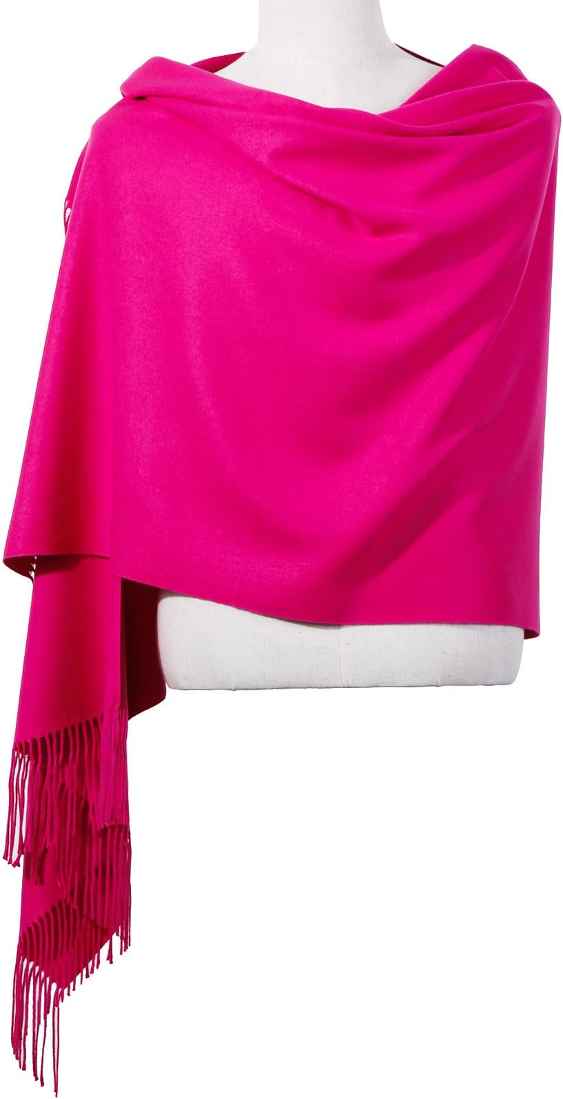 OHAYOMIPashmina Shawl Wraps Cashmere Feel Soft Scarves Winter Warm Fashion Scarf Women Evening Dresses Wedding Bridesmaid