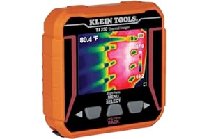 Klein Tools TI250 Rechargeable Thermal Imaging Camera, Camera Displays Over 19,200 Pixels with 3 Color Palettes, High / Low Temperature Points