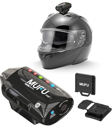 Motorcycle Helmet Camera for Shoei RF-1400, Portable Action Camera, Helmet Cam for Cycling, 140° Wide Angle Dash Cam, Motorcycle Helmet Accessories,A 32GB : Automotive