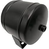 Small Air Tank Air Reservoir Tank, 0.5 Gallon Capacity | 2 Ports, 1/4 Inch NPT