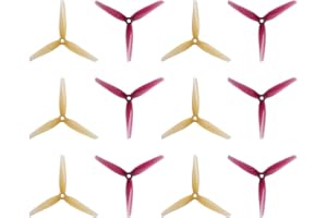 SPEEDY BEE 16pcs Fpv Drone Props Propeller: HQProp Ethix P3 Peanut Butter & Jelly 5.1x3x3 Tri-Blade 5 Inch Props for 4S 6S FPV Freestyle Racing,8xCW 8xCCW