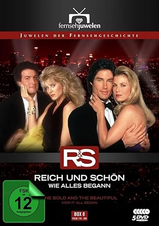 Amazon Com Reich Und Schoen Box 8 W Mo Dvd 1987 Katherine Kelly Lang Ronn Moss Susan Flannery John Mccook Hunter Tylo Winsor Harmon Deveney Kelly Michael Stich The Bold And The Beautiful