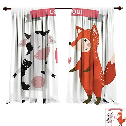 Thermal Insulated Grommet Cow And Fox Hunter And Livestock Story