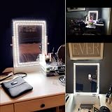 Hont 13ft Led Vanity Lights Kit Bendable 4M Dimmer Power Supply Adhesive Backing view 6