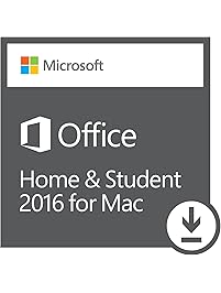 Microsoft Office Home & Student 2016 for Mac | 1 user, Mac Download
