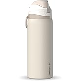Hydrapeak Oasis 32 oz Water Bottle with Chug Lid, Stainless Steel Insulated Water Bottle For Men and Women, Stone1