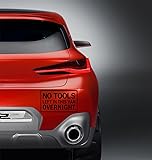 No Tools Left In This Van Overnight Vinyl Car Van Window Bumper Sticker Decal by Inspired Walls®
