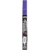Pebeo 4Artist Marker, Oil Paint Marker, 4 mm - Violet | Rich opaque Violet oil paint marker, 4mm round tip - gloss finish, blends for weeks on canvas, wood, metal, stone, plastic