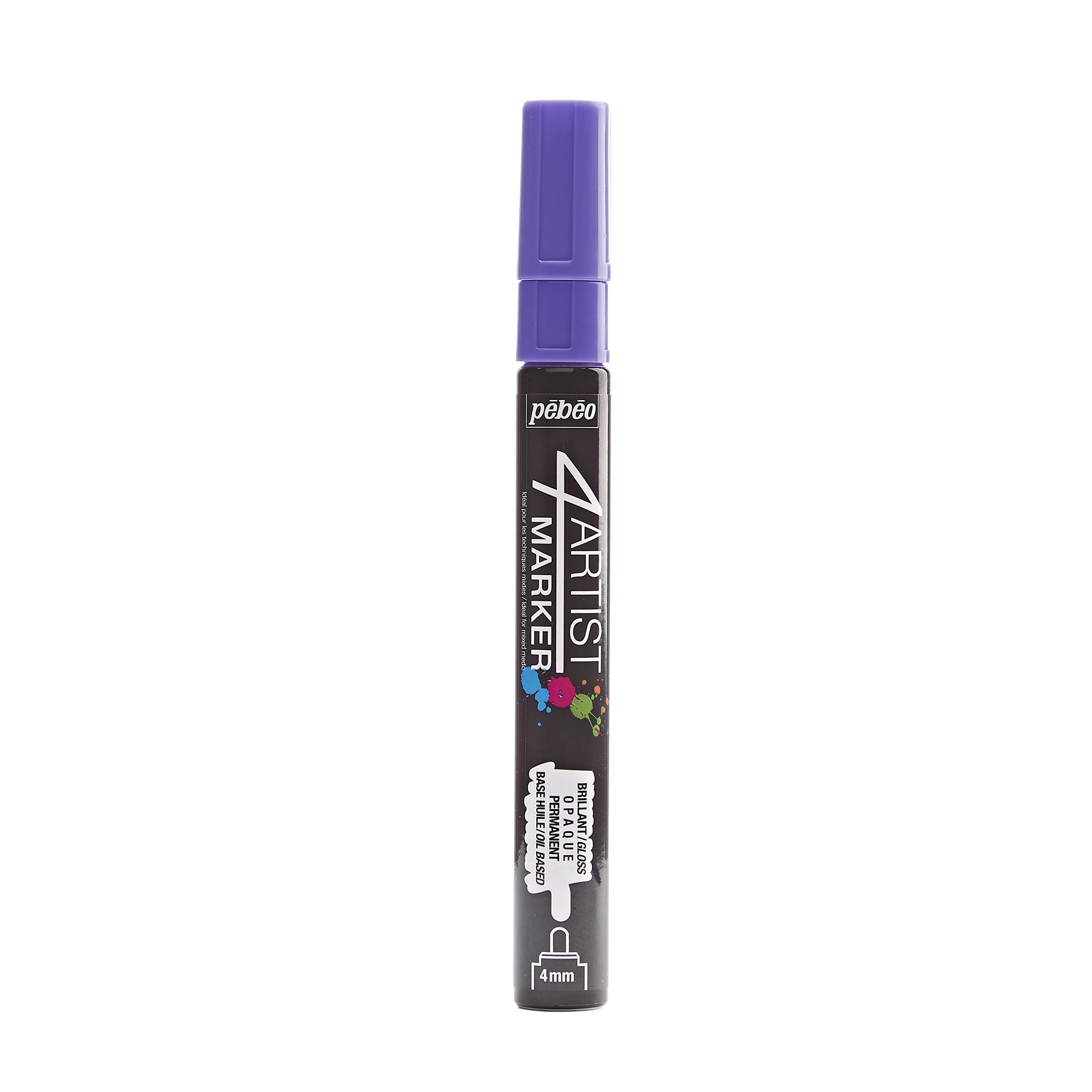 Pebeo 4Artist Violet Marker - 4mm, Round