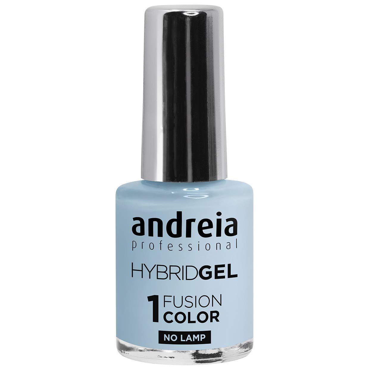 Andreia Professional Hybrid Gel Nail Polish - 2 Steps and No Lamp Required Long Lasting and Easy Removal - Fusion Colour H44 Blue