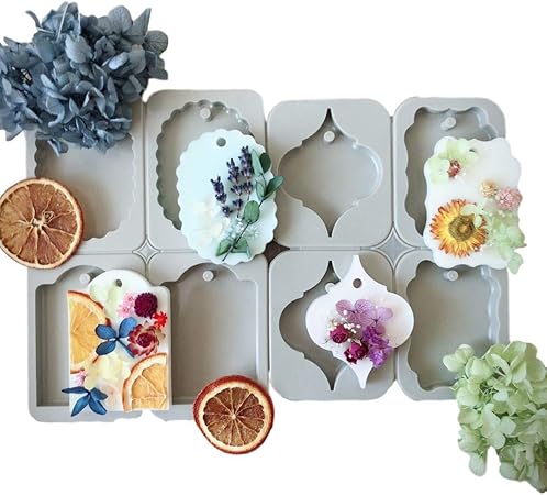 Amazon Co Jp Ever Garden スペード 長方形 楕円 穴あき 通し穴 タイプ 2個セット アロマワックスバー アロマワックス サシェ シリコンモールド レジン アロマストーン 手作り 石鹸 キャンドル 樹脂 粘土 オルゴナイト 型 抜き型 おもちゃ