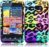 For Kyocera Event C5133 Hard Design Cover Case Colorful Leopard Accessory
