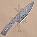 JNR TRADERS VK6045 Handmade Damascus Steel Chef Kitchen Knife Blank Blade Rain Drop Pattern 10.50 Inches
