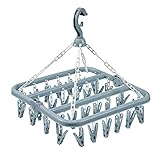 alladaga Clothes Drying Hanger with 32 Clips and