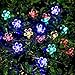 Bengoo Solar LED String Lights Waterproof Christmas Ambiance Lights for Outdoor Lawn Fairy Garden Wedding and Christmas Tree