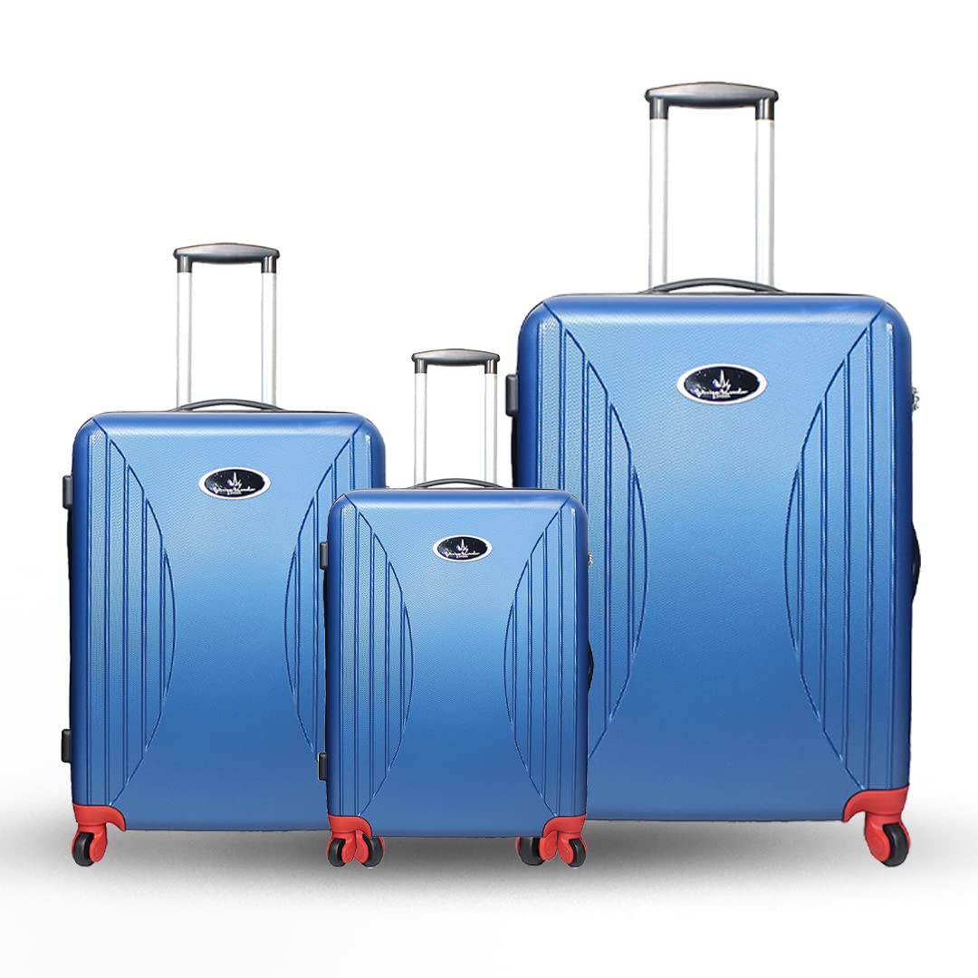 Vivien Kondor Travel Smart Blue Set of 3 with intergarted Scales and Built in USB Ports
