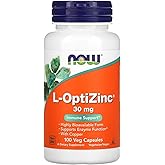 Now Foods: L-Optizinc Immune Support 30 mg, 100 Caps (2 pack)