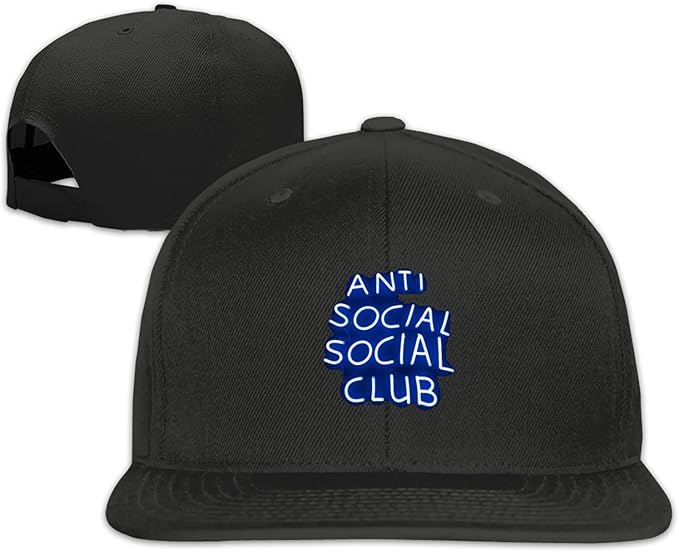 Anti Social Club Hat Printed Baseball Cap Baseball Hat Cap Trucker Hat