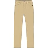 Skinny Fit Stretch Twill Pants, 5-Pocket Style, Zipper Fly & Button Closure