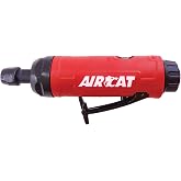 AIRCAT 6225 .5 HP Straight Die Grinder, 22,000 RPM | Low-Weight Composite Housing, 3-Piece Precision Collet, Safety Lock-Off Trigger, Precision Bearings, Built-in Silencing