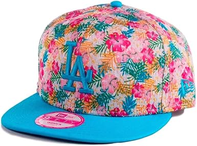 dodgers flower hat