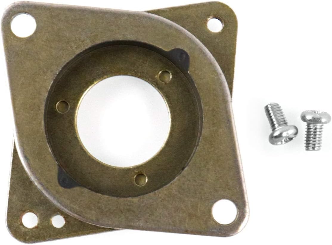 QWORK 3 Pack NEMA 17 Steel and Rubber Stepper Motor Vibration Damper with M3 Screws for Creality CR-10s, Creality Ender 3 - - 