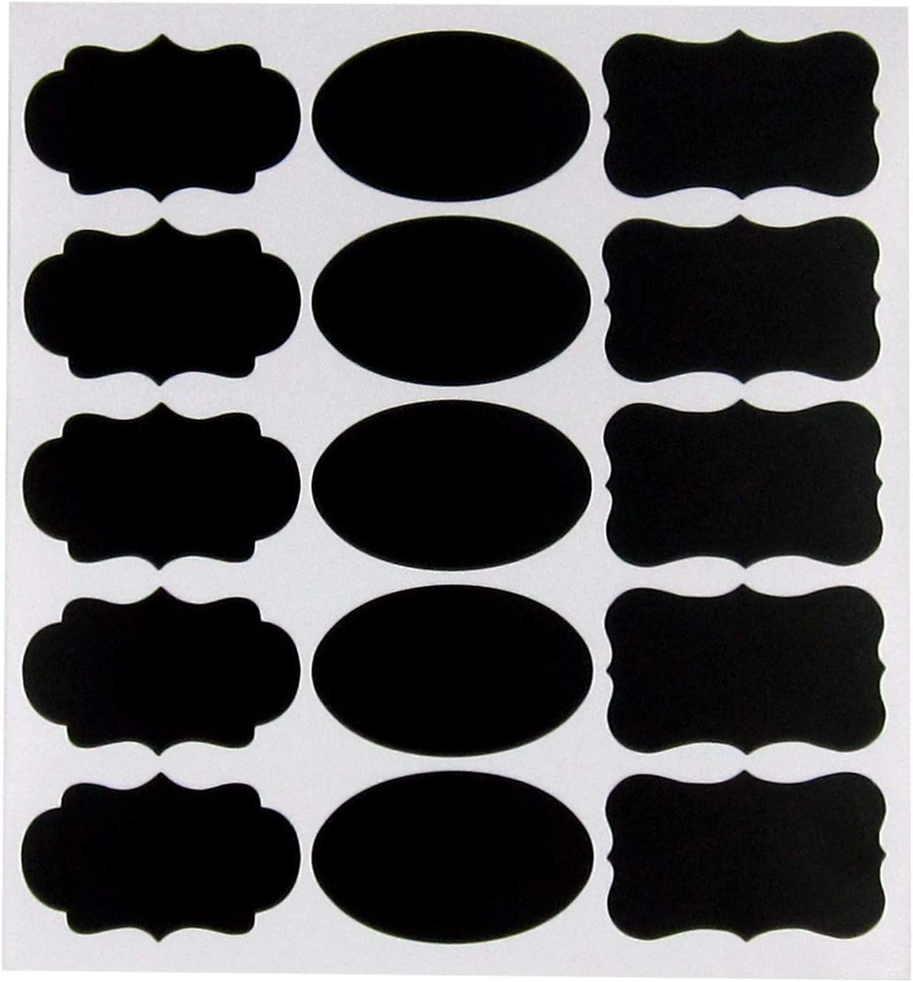 Chalkboard Labels 220pcs Removable Waterproof Reusable Chalk Board Stickers for Jars, Pantry, Containers, Spice & Glass Bottles Blackboard Organizer for Kitchen Home Storage Bins Free Marker Towel : Office Products