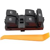 Powkos Master Power Window Switch 5G0959857D | Compatible with VW Atlas Cross Sport 2020-2023 Golf SportWagen 2015-2019 Golf 2016-2021 Jetta 2019-2021 Replaces 5G0959857C