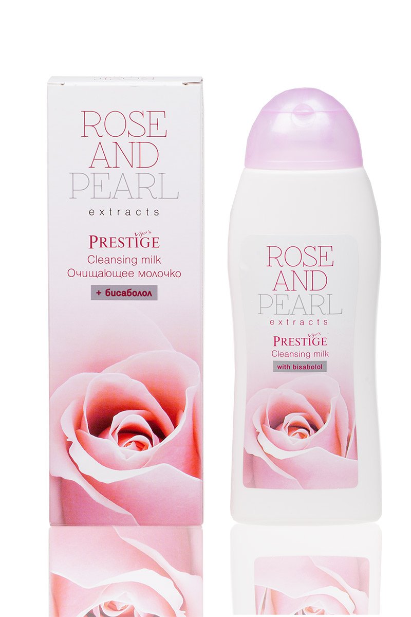 Rose and Pearl Cleansing Milk with Bisabolol