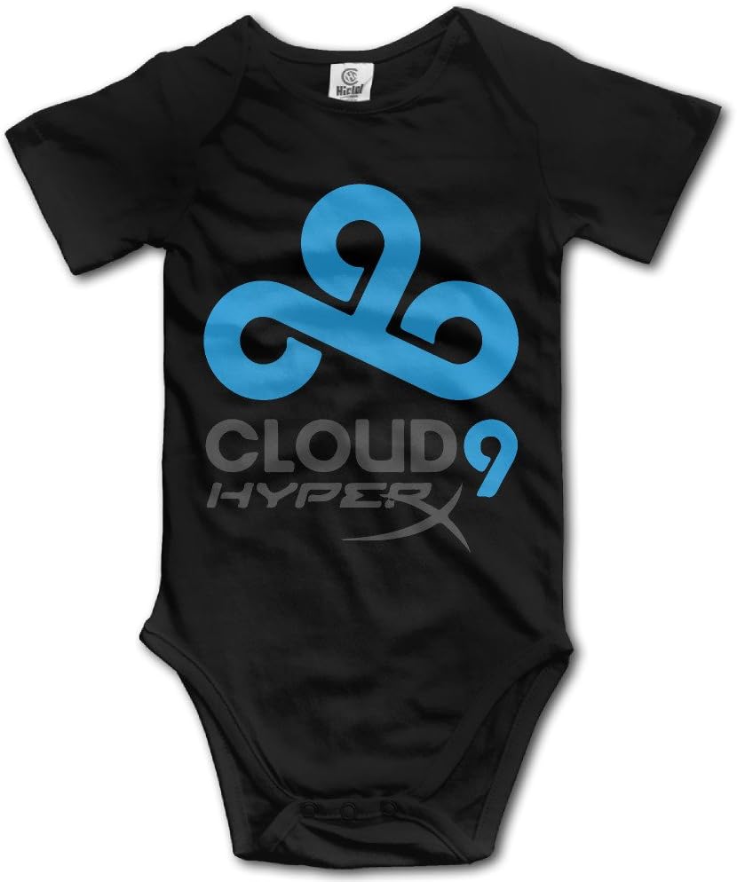 Newborn Cute Baby Cool CSGO Cloud 9 Hypep C9 Boys Girls Romper Bodysuit Playsuit Union Suit