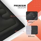 azark Premium Double Sleeping Bag 350GSM Waterproof 4 Seasons Black view 5