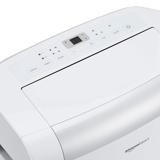 Amazon Basics Portable Air Conditioner With Dehumidifier 100 Btu H Energy Class A Includes Uk Plug Amazon Co Uk Home Kitchen