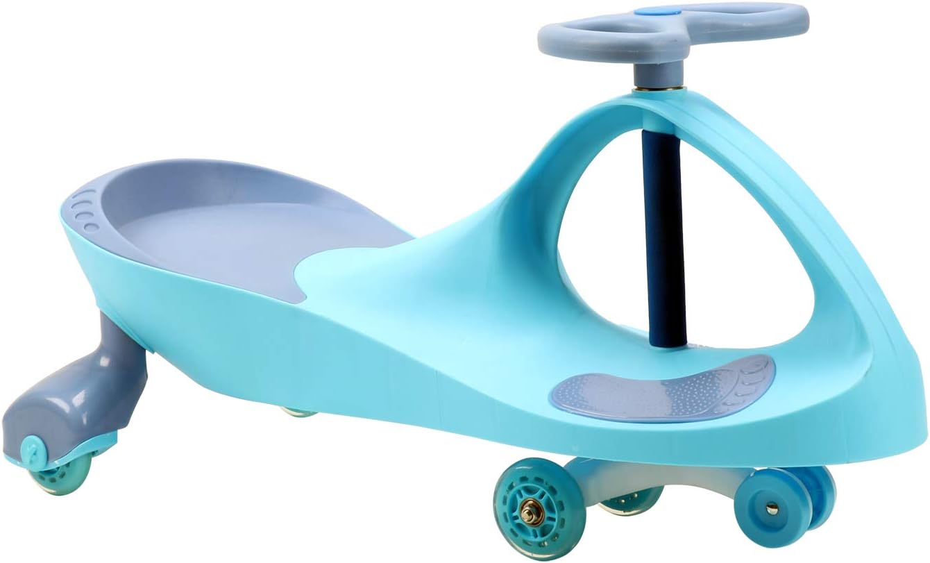Flicker SWING CAR RIDE ON SWIVEL SCOOTER TOY KIDS WIGGLE GYRO TWIST & GO GIFT