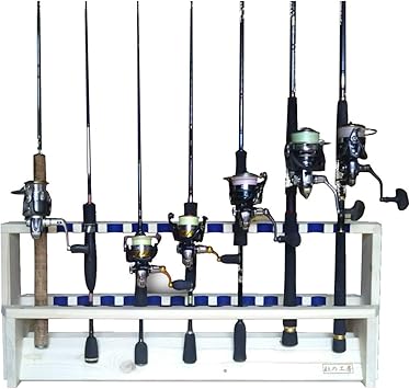 Amazon 杜の工房 ロッドスタンドダブル25本掛け 低重心モデル 杜の工房 ロッド 竿