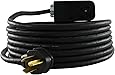 Conntek Rubber SJOOW 10/3 NEMA 10-30P 3 Prong Dryer Rubber Extension Cord, 25-Feet