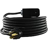 Conntek Rubber SJOOW 10/3 NEMA 10-30P 3 Prong Dryer Rubber Extension Cord, 25-Feet