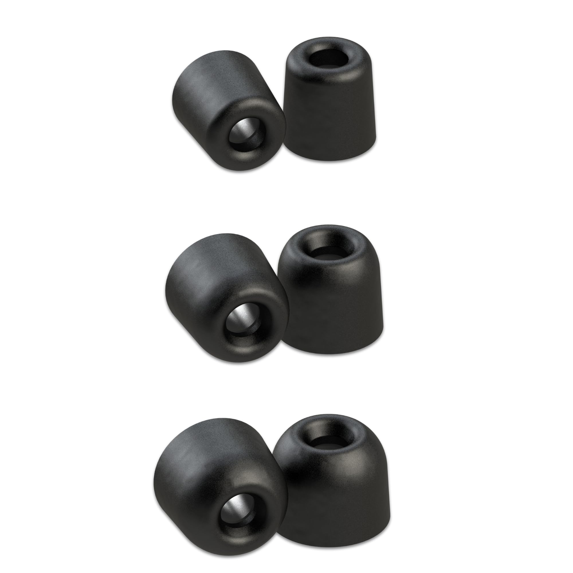 Comply Isolation Noise Cancelling Memory Foam Earphone Tips for Sennheiser HD1 Momentum MIE2, IE 800 S, CX 3.00, 5.00 and 7.00BT, Replacement Earbud Tips, (Small/Medium/Large 3 Pairs)