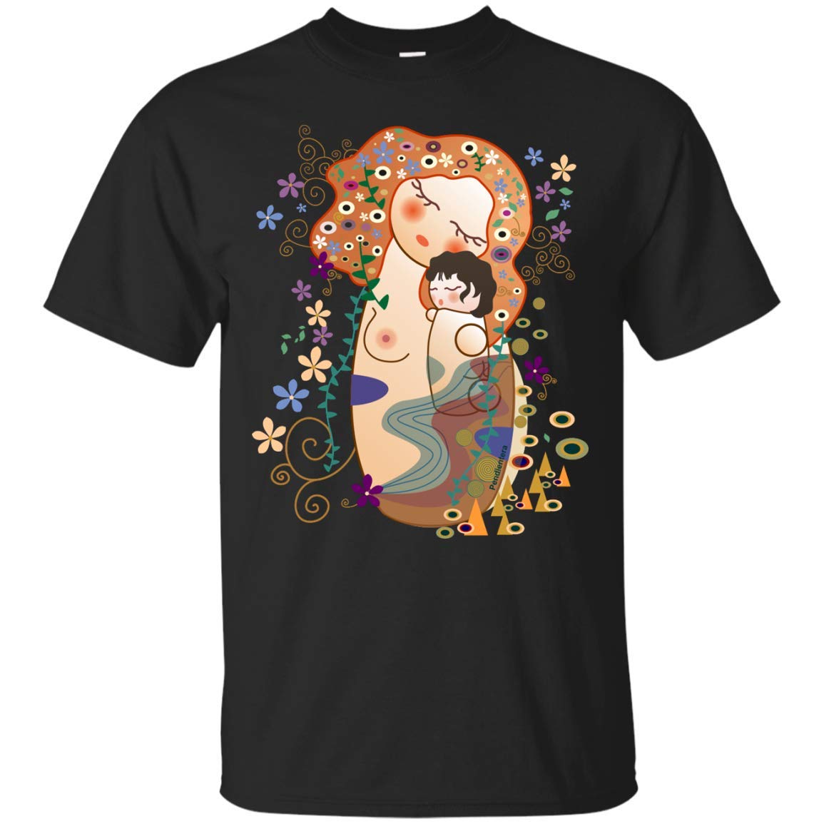 Mother - Kokeshis Mother And Child Of Klimt Mothers Day T Shirt & 