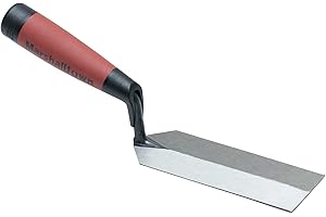 MARSHALLTOWN Margin Trowel, 6 x 2 Inch, Spread Mortar and Tile Adhesive, Durable High Carbon Steel, DuraSoft Handle, Tile Trowel, Made in the USA, 56D
