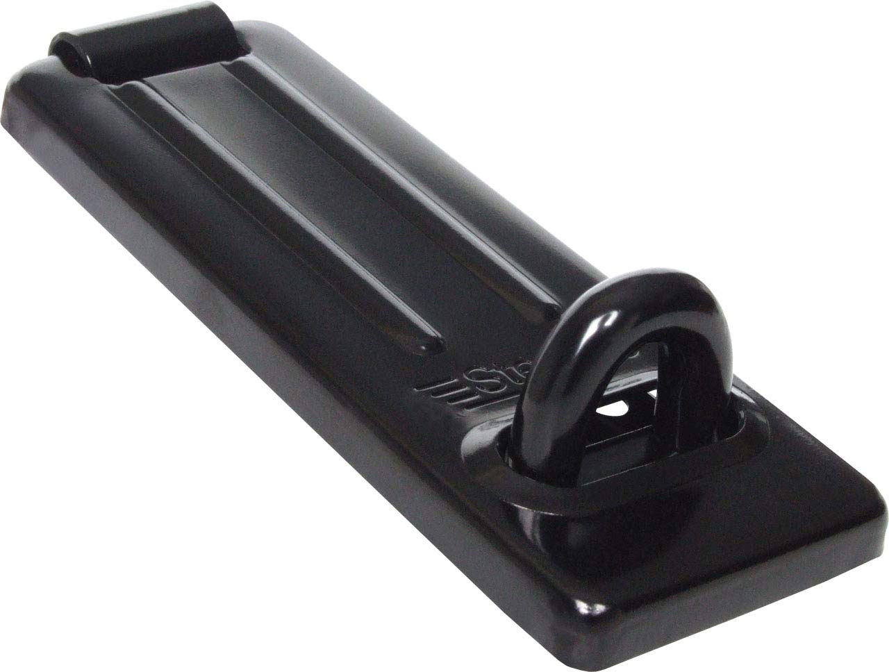 Sterling HS114BK mid Security Hasp and Staple, 120mm - Black