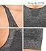Fittin Yoga Bras Pack of 3 - with Shape Wide Underband for Sports Workout Fitness Gym Jogging L