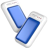 Hand Warmers Rechargeable 2 Pack, Electric Hand Warmers, Fast Heating, Portable Pocket Heater, 2 in 1 Quick Charge Hand Warmer for Outdoor Indoor, Warmer Gift for Christmas, Golf, Camping