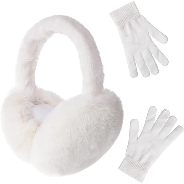 Amazon.com: Pleneal Winter Ear Muffs Gloves for Women  display picture 2