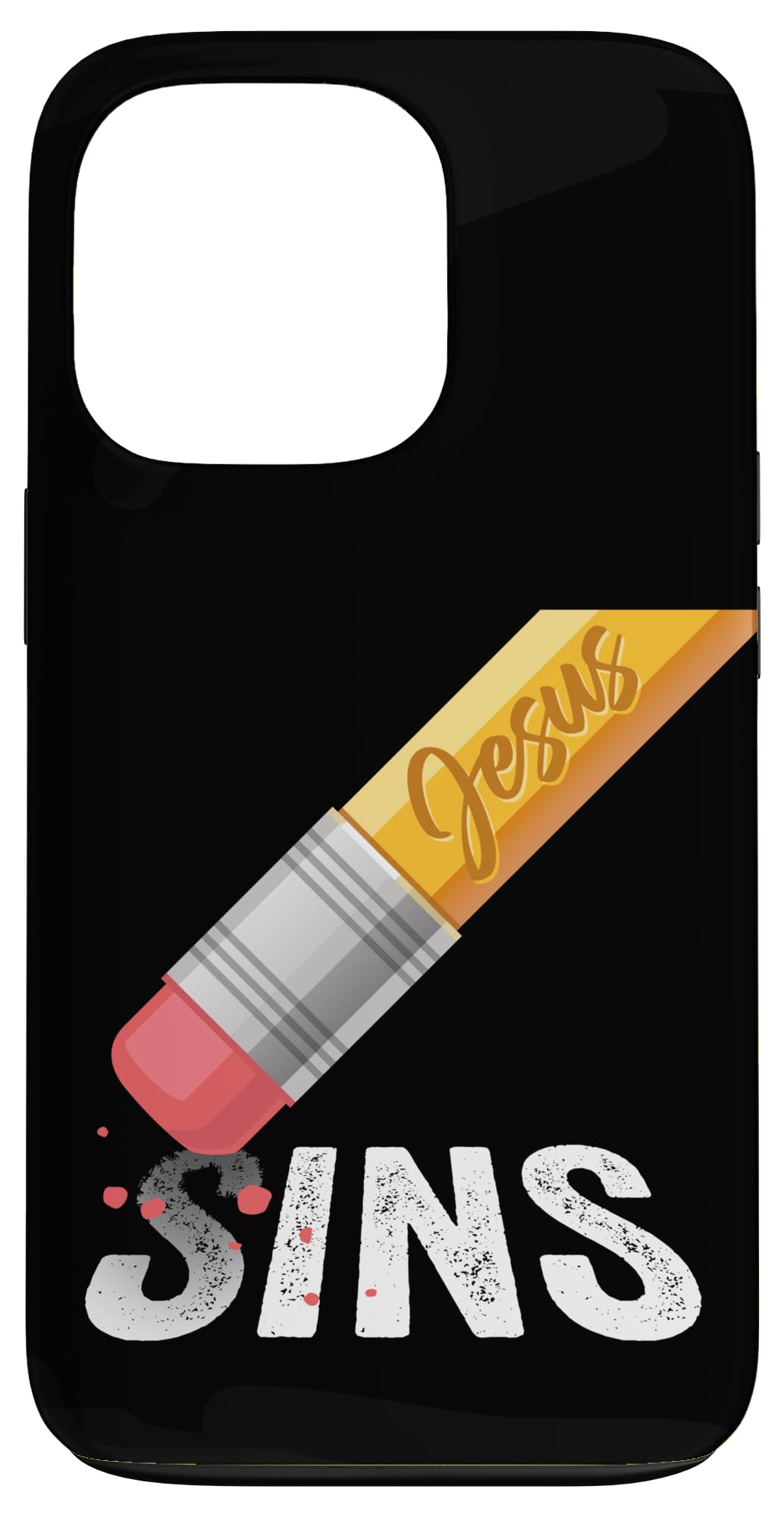 JESUS Eraser of Sin – Born-Again Christian Gospel Graphic Case for iPhone 13 Pro