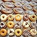 HOMKOM - Silicone Donut Baking Pan/Non-Stick Donut Mold/Donuts/Bagels/Muffins & Other Delicacies - Dishwasher, Oven, Microwave, Freezer Safe - Professional Grade Doughnut Pan Mold